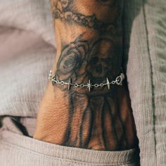 Mens Wrist Accessories, Chrome Hearts Bracelet Men, Men’s Jewlery Silver, Men’s Bracelet Designs, Men’s Silver Bracelet, Men’s Bracelet, Men’s Jewelry, Silver Jewelry Men, Mens Charm Bracelet