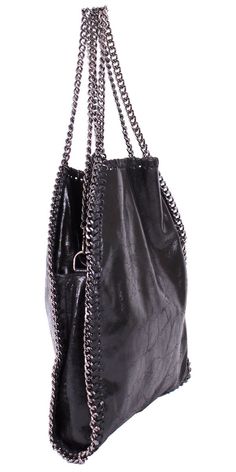 Large Genuine Leather Stella Chain Double Handle (12") Purse with Detachable Center Chain Handle (24") Zippered Main Compartment (9") Interior Leather Cell Pocket Center Zippered Compartment (11") Smaller Zippered side Compartment (8.5") Total Dimensions | 14.5"H x 14.5" W x 3.5" D Made in Italy Rebecca Minkoff Hobo, Sale Items, In Italy, Genuine Leather, Online Store, Purse, Italy, Zipper, Chain