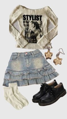 2000s Outfits, Funky Outfits, Grunge Goth, Retro Outfits