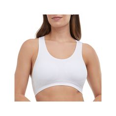 This women's Jockey sports bra will be your go-to pick for any activity. This women's Jockey sports bra will be your go-to pick for any activity. Perfect for medium-impact exercise Moisture-wicking technology Seamless construction Removable bra cups Wire free Tag free Racerback Scoopneck Style no. 6997FABRIC & CARE Polyester, nylon, spandex Machine wash Imported Size: Small. Color: Natural. Gender: female. Age Group: adult. Free Tag, Sport Bra, Bra Cups, Pure White, Gender Female, Moisture Wicking, Age Group, Scoop Neck, Sports Bra