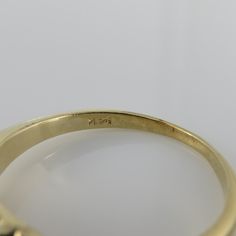 Estate antique diamond ring. 40ctw. clean old cut stones. size 6.25. beautiful and comes in ring box. 2.5 grams. the platinum is the prongs the rest is 14k yellow gold. artist signed but cound not make out. Vintage Engraved Open Ring With Polished Finish, Antique Engraved Yellow Gold Open Ring, Antique Diamond Ring, Diamond Band Ring, Antique Diamond Rings, Diamond Rings Bands, Antique Diamond, Diamond Band, Ring Box