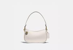 COACH® | Swinger Bag Coach Swinger Bag White, Quince Surprise Gift, Coach Swinger Bag, Coach Swinger, Girl Money, Closet Wishlist, Banana Bag, Dream Items, Unique Color Combinations