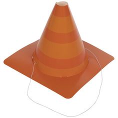 Throw a heavy-duty birthday bash with some help from these Traffic Cone Party Hats! These orange paper party hats are designed to look like traffic cones. Plus, each hat comes with a white elastic to help keep it attached to your head. Simply slot the paper pieces together, and you'll have bright and colorful party hats in no time. Pair these with construction-themed party decorations! Dimensions: 	 Length: 6 1/2" 	 Width: 6 1/2" 	 Height: 5 1/2" Package contains 8 party hats. Crazy Hat Day, Traffic Cone, Hobby Lobby Store, Hat Day, Construction Birthday Parties, Hat Display, Crazy Hats, Baking Party, Orange Paper