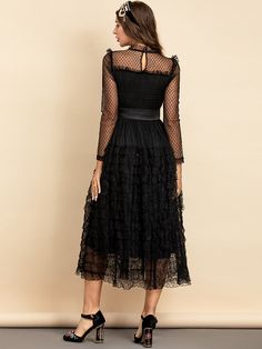 GOVANNA DRESS Full length sleeve A-line silhouette Decorated with lace Mid-Calf Belted Material - polyester SIZE BUST WAIST LENGTH SLEEVE S cm 76 60 120 54 inches 29.9 23.6 47.2 21.3 M cm 80 64 121 55 inches 31.5 25.2 47.6 21.7 L cm 84 68 122 56 inches 33.1 26.8 48 22 XL cm 88 72 123 57 inches 34.6 28.3 48.4 22.4 CARE INSTRUCTIONS: Don't Bleach, Don't dry clean, Don't iron, for better washing results use hand-wash in water temperature 30°.THANK YOU for visiting our shop! We hope to offer you an Crop Top Sweatshirt, Water Temperature, Crop Top Blouse, Knitwear Cardigan, Plus Size Swimwear, Waist Length, Mid Calf, Runway Fashion, New Dress