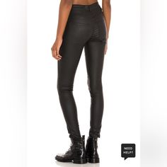 Sexy Black Skinny Pants From Dr. Denim! Would Be Great For A Night Out Or Dressed Down With A Big Cozy Sweater! Never Worn, Selling Because They Didn’t Fit And I Waited Too Long To Return. Smoke-Free, Pet-Free Home. 77% Viscose, 20% Polyamide, 3% Elastane Zip Fly With Button Closure 4-Pocket Styling Coated Denim 12" At The Knee Narrows To 8" At The Leg Opening Black Slim Fit Edgy Bottoms, Edgy Black Slim Fit Bottoms, High Rise Black Slim Fit Bottoms, High Rise Slim Fit Black Bottoms, Black Straight Leg Jeans For Night Out, Chic High Rise Jeans For Night Out, Trendy Tight High Waist Bottoms, Black High Waist Slim Fit Jeans, Black High-waisted Slim Fit Jeans