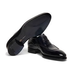 Santoni Shoes, Oxford Shoe, Gym Shoes, Rubber Heels, Shoe Care, Blue Leather, Blue Man, Shoes And Accessories, Designer Shoes