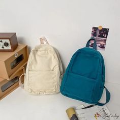 Bird in Bag - Schoolbag female tall capacity canvas bag junior backpack college students shoulder bag Casual Backpack Shoulder Bag For Study, Back To School Canvas Bag For Daily Use, Casual Cotton Student Backpack, Back To School Canvas Softback Shoulder Bag, Trendy Canvas Backpack For Daily Use, Casual Large Capacity Backpack For Study, Trendy Daily Use Canvas Backpack, Cotton Shoulder Bag For Back To School, Trendy Cotton Bags For Students