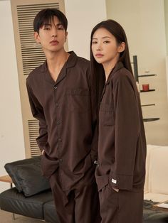 Color : Brown, GreenCountry of Origin : CHINA Brown Pajamas, Unique Couple Pajamas, Couple’s Pajamas, Chinese Pajamas, Brown Long Sleeve Sleepwear, Sleepwear Sets, Lingerie Sleepwear, Pajamas, Lingerie