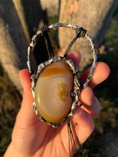 Large Tumbled Agate Soft Soldered Pendants Soft Solder Jewelry, Soft Soldering, Solder Jewelry, Soft Solder, Soldered Pendants, Stained Glass Jewelry, Soldering Jewelry, Soldering, Glass Jewelry