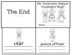 ***This book is included in my Community Helpers Activity Pack

Use this fun book to have students practice writing 10 community helpers/job vocabulary words! Students will practice writing, cutting and ordering pages to put together their very own community helpers vocabulary book!

Have students color the pages for extra fun!

Clip art: Educlips
Font: Teaches Third in Georgia Job Vocabulary, Community Helpers Activity, Helper Jobs, Fun Clip, Vocabulary Book, Practice Writing, My Community, Community Helpers, Activity Pack