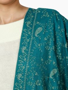 Indulge in luxury with this beautiful Forest Green Cashmere Pashmina Shawl Embroidered. Handcrafted in Kashmir, this shawl is made from premium quality pashmina cashmere, offering both warmth and elegance. Perfect for special occasions or everyday wear, this Kashmiri pashmina shawl is a must-have for any shawl collection. • Hand Embroidered Cashmere Pashmina Shawl• Hand-woven 100% Cashmere Pashmina Shawl (World’s Finest Quality Cashmere)• Size: 100 cm X 203 cm / 40 Inch X 80 Inch / 1.1 x 2.2 Yar Luxury Green Pashmina Shawl, Elegant Chikankari Embroidery Scarf In Traditional Drape, Elegant Scarves With Chikankari Embroidery, Eid Wedding Pashmina Shawl, Wedding Eid Pashmina Shawl, Elegant Pashmina Dupatta With Intricate Embroidery, Elegant Festive Pashmina Dupatta, Elegant Green Embroidered Shawl, Elegant Embroidered Festive Pashmina Shawl