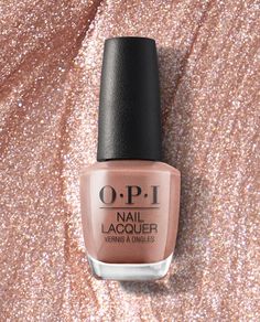 OPI Made It To the Seventh Hill! Pink Nail Polish Wedding Nail Color, Nice Nail Colors, Golden Rose Nail Polish, Rose Nail Polish, Beige Nail, Essence Nail Polish, Rose Gold Nail, Rose Gold Nail Polish, Revlon Nail Polish