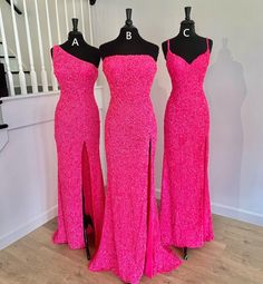 Prom Dress Fabric, Hot Pink Prom Dress, Formal Prom Dresses Long, Mermaid Pink, Long Party Dress, Formal Prom Dress, Pink Prom Dress, Long Formal Dress, Hot Pink Dresses