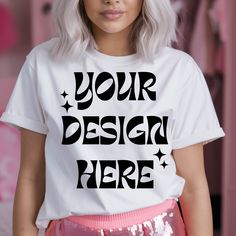 ✮RESOLUTION 2000*2000 PIXELS ✮Enhance your design presentations with our tshirt mockup. ✮This digital t-shirt mockup features a clean, blank and neutral template that creates the perfect backdrop for any design. ✮Ideal for casual wear collections, this t-shirt mockup showcases your work in a modern and relatable environment. ✮The t-shirt template is crafted for ease of use, ensuring a seamless experience for designers and entrepreneurs alike. ✮Highlight your unique designs with this versatile an Pink Crew Neck Graphic Tee With Sublimation Design, Pink Branded T-shirt For Streetwear, Pink Crew Neck Top With Letter Print Sublimation, Pink Crew Neck Top With Sublimation Graphic Print, Pink Cotton Sublimation T-shirt With Custom Print, Pink Casual Crew Neck Sublimation Design T-shirt, Casual Pink Sublimation Crew Neck T-shirt, Pink Cotton T-shirt With Sublimation Graphic Print, Casual Pink T-shirt With Custom Print