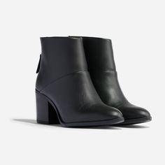 Real Confidence, Nisolo Shoes, Heeled Chelsea Boots, Heel Caps, Boot Brands, Chelsea Boot, Rubber Heels, Black Ankle Boots, Womens High Heels