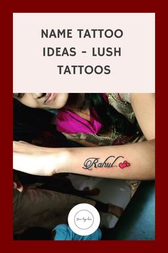 the name tattoo ideas - lush tattoos is shown above two girls with their arms crossed