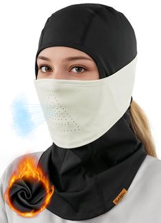 PRICES MAY VARY. REMOVABLE FACIAL COVER DESIGN:Based on the Winter Balaclava, we add the special design of Movable Face Part Ski Mask. it moves up and down to adjust to temperature changes, the mask portion can be lowered under the chin to increase breathability for talking or drinking, and it can be pulled over the head for added comfort or warmth. WARM AND BREATHABLE SKI MASK: The mouth and nose are designed with ventilation holes for breathability and non-fogging, and the lining is designed with fleece fabric，warm but not heavy, can be worn with a helmet or hat. The warm fleece fabric will warm your face and neck，can be used in 14 degree Celsius scenarios. HIGH FIT HOOD: Made of soft, stretchy material that covers the head, ears, neck and face for ultimate warmth protection and comfort Winter Balaclava, Mask For Men, Half Face Mask, Pirate Hats, Ski Mask, Neck Gaiters, Black Shop, Face Cover, Neck Warmer