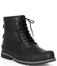 Timberland Men's Earthkeeper Leather Boots | Dillard's Functional Leather Lace-up Work Boots, Classic Lace-up Boots For Outdoor Activities, Timberland Lace-up Ankle Boots For Outdoor, Timberland Ankle Lace-up Boots For Outdoor, Timberland Ankle Boots For Outdoor, Timberland Lace-up Boots For Outdoor Work, Sporty Leather Lace-up Boots, Sporty Lace-up Boots With Leather Sole, High-top Leather Lace-up Boots With Cushioned Footbed