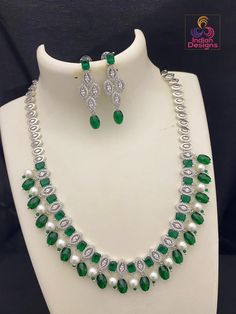 Beautiful Long American Diamond Necklace silver tone with matching pair of earrings Cubic Zirconia Necklaces With Matching Earrings, Green Cubic Zirconia Necklace With Matching Earrings, Green Cubic Zirconia Necklaces With Matching Earrings, White Cubic Zirconia Necklace With Matching Earrings, Green Teardrop Necklace With Matching Earrings, Diamond Necklace With Matching Earrings, Round Shape, White Gold Necklaces With Matching Earrings In Cubic Zirconia, Fine Jewelry Cubic Zirconia Necklace With Matching Earrings, Fine Jewelry Dangle Necklaces With Matching Earrings