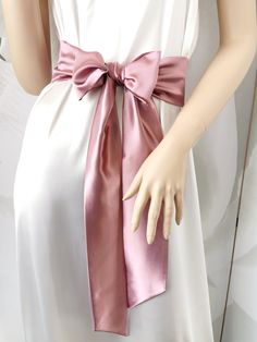 If you would like this belt in a different length or width, please, write to us. The dark pink wide satin belt. This extra long sash is 3 inches wide and 100 inches long. Belt material: stretch satin. The satin belt is available in the following colors: 1 White 2 Ivory 3 Champagne 4 Beige 5 Peach 6 Light pink 7 Pink 8 Lilac 9 Dark pink 10 Red 11 Burgundy 12 Terracotta 13 Gray 14 Dark brown 15 Black  16 Dark green 17 Sky blue 18 Royal blue 19 Navy blue  20 Aqua blue Pink Elegant Sash For Formal Occasions, Pink Bridal Belt With Sashes For Party, Elegant Fitted Pink Sashes, Elegant Pink Bridal Belt With Sashes, Bridesmaid Satin Sash With Bow, Satin Sashes For Bridesmaids, Elegant Bridal Belt With Satin Bow For Bridesmaid, Bridesmaid Sash With Satin Bow, Bridesmaid Satin Sash With Satin Bow