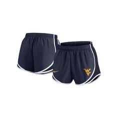 Stay cool and dry on hot days in these West Virginia Mountaineers Primetime Tempo shorts. Made by Nike, they feature sweat-wicking Dri-FIT technology to effectively manage moisture and mesh side panels for enhanced breathability. An adjustable waistband lets you customize the fit of these West Virginia Mountaineers shorts for all-day comfort.Stay cool and dry on hot days in these West Virginia Mountaineers Primetime Tempo shorts. Made by Nike, they feature sweat-wicking Dri-FIT technology to eff Blue Team Spirit Sports Bottoms, Nike Athletic Shorts With Breathable Fabric, Nike Athleisure Athletic Shorts For Sports Events, Team Spirit Sports Shorts, Nike Athletic Fit Breathable Shorts, Team-colored Athleisure Shorts For Sports, Collegiate Sports Shorts, Team Spirit Sports Shorts With Moisture-wicking, Team-colored Moisture-wicking Sportswear Shorts