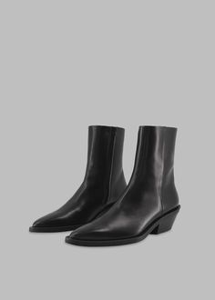 A.Emery Hudson Boot - Black Leather Boots Outfit, Chelsea Boots Men Outfit, Boots Men Outfit, Boots Outfit Men, Pointed Boots, The Frankie Shop, Contemporary Wardrobe, Ankle Boots Men, Frankie Shop