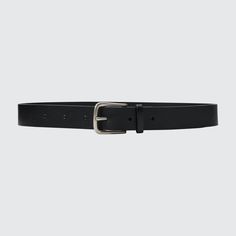 Matte finish with a vintage feel. The buckle is shaped like a saddle for a more casual look. Black Leather Belt Buckles With Tang Buckle, Black Brass Buckle Belt For Workwear, Leather Belt With Tang Rectangular Buckle, Leather Belt With Rectangular Tang Buckle, Classic Black Belt With Antique Buckle, Black Leather Belt Buckle With Brass Detail, Classic Belts With Tang And Rectangular Buckle, Classic Black Tang Buckle Belt Buckles, Black Leather Belt Buckles With Antique Buckle