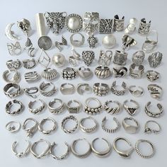 Thick Silver Rings Grunge, Armor Rings, Minimal Rings, Ring Armor, Rings Chunky, Large Rings, Croissant Ring, Armor Ring, Ring Minimal