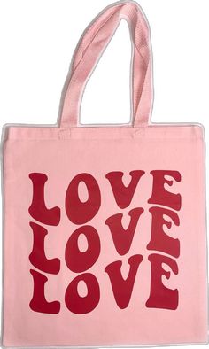 Cute Pink Everyday Bags, Fun Pink Shoulder Bag As A Gift, Cute Pink Canvas Bag, Everyday Pink Gift Bag, Pink Tote Canvas Bag For Shopping, Pink Shoulder Bag For Mother's Day, Pink Shoulder Bag For Everyday And Mother's Day, Trendy Pink Shoulder Bag As Gift, Pink Shoulder Bag For Valentine's Day Gift