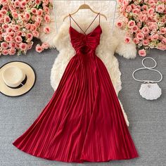 V-neck Ruched Evening Dress For Prom, Ruched V-neck Evening Dress For Prom, A-line Dress With Ruched Bodice For Night Out, Ruched A-line Pleated Party Dress, Ruched V-neck Fitted Bodice Dress, Elegant V-neck Pleated Party Dress, Elegant V-neck Pleated Dress For Party, Summer Party V-neck Dress With Fitted Bodice, Ruched A-line Evening Dress For Party