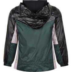 Designed in Denmark A sleek and versatile windbreaker that will easily take you from workouts to week-end wear. Features a color block detail on side panels, sleeves and back in a mix of blush pink, a deep emerald green and the perfect touch of neon. Made in a lightweight fabric to keep you cool during activities. Interior is fully lined in a fine mesh to wick away moisture. Pull drawstring for a more structured look or leave it loose for a relaxed fit. Features: Lightweight fabric Mesh interior Green Nylon Activewear For Streetwear, Green Color Block Track Jacket For Sports, Sports Green Color Block Outerwear, Green Color Block Outerwear For Sports, Green Nylon Windbreaker With Moisture-wicking, Green Moisture-wicking Nylon Windbreaker, Green Nylon Moisture-wicking Windbreaker, Sporty Green Moisture-wicking Windbreaker, Green Color Block Nylon Outerwear