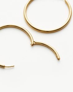 Classic Large Hoop Earrings | 18ct Gold Plated Vermeil. Introducing Our Lightest Ever Hoops — an Elevated Collection of Everyday Essentials that are Anything but Basic. These Simple Large Hoops Have Been Handcrafted to Become Your New Core Staples. Plus, they Feature a Hidden Hinge for a Seamless Closure. Wear Solo or Style with Studs and Mini Hoops for an Instant Ear Stack. Also Available in Small, Medium and Oversized. Metal: 18Ct Recycled Gold Plated Vermeil on Recycled Sterling Silver Hoop D Medium Hoop Earrings, Ear Stack, Star Earrings Stud, Demi Fine Jewelry, Large Hoop Earrings, Gold Price, Recycled Gold, Pearl Stud Earrings, Sterling Silver Hoops