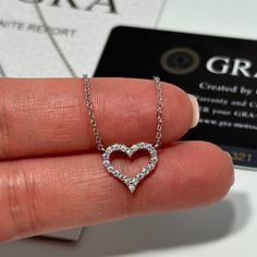 New Sterling Silver And Moissonite Heart Shaped Pendant Necklace 20x 0.015 Carat Diamond Cut Stones. 0.3 Total Carat Weight. Gra Certified. Diamond Test Positive. Pendant Size: 13mm X 12mm Chain Length: 17.6" - 19.6" Comes With Gift Box. Macy's Brilliant Cut Gift Jewelry, White Heart-shaped Diamond Necklace For Formal Occasions, White Heart-shaped Diamond Necklace For Formal Events, White Heart Diamond Necklace For Formal Occasions, White Heart Pendant Solitaire Necklace, White Heart Solitaire Necklace, Heart-shaped Moissanite Jewelry For Valentine's Day, Macy's Heart Cut Diamond Jewelry, Macy's White Heart-shaped Jewelry