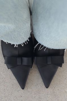 BOW HIGH-HEEL ANKLE BOOTS Heels Bow, Bow High Heels, Joggers Shoes, Cargo Shirts, Trench Jacket, Cardigan Sweater Dress, High Heel Boots Ankle, Leather Shirt, Heeled Ankle Boots