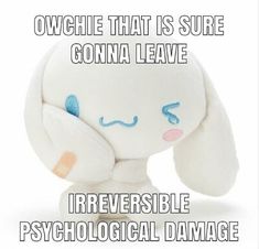 a stuffed animal with the caption saying it's invisible to describe what type of thing they are