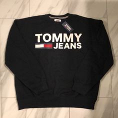 Men’s Tommy Hilfiger Pullover Sweatshirt Price Is Firm At $45. Color: Black/White/Red Condition: 10/10 New W Tags Tommy Hilfiger Letter Print Sweatshirt For Winter, Tommy Hilfiger Letter Print Winter Sweatshirt, Winter Tommy Hilfiger Sweatshirt With Letter Print, Tommy Hilfiger Winter Streetwear Tops, Tommy Hilfiger Long Sleeve Streetwear Tops, Tommy Hilfiger Logo Print Sweatshirt For Fall, Tommy Hilfiger Casual Logo Print Sweatshirt, Casual Tommy Hilfiger Logo Print Sweatshirt, Tommy Hilfiger Logo Print Sweatshirt For Streetwear