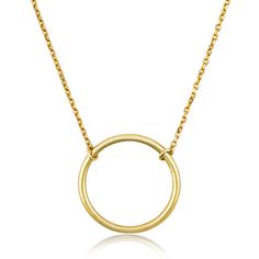 PRICES MAY VARY. REAL 10K GOLD - This circle necklace is not plated, but made in solid 10k yellow gold & stamped with 10K for authenticity. Real gold necklaces for women are made to last a lifetime. Wear this gold pendant necklace for women everyday & everywhere CIRCLE OF LIFE - This gold karma necklace features an open circle pendant, representing the circle of life, and measures 15mm in diameter. This gold circle is fixed on an adjustable cable chain necklace that can be worn at 16 or 18 inche Real Gold Necklace, Gold Necklace For Women, Gold Circle Necklace, Karma Necklace, Necklaces Pendant, Circle Pendant Necklace, Gold Circle, Gold Necklace Women, Gold Necklaces