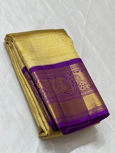 Buy Beige Colour Pure Kanchipuram Silk Saree Indian Traditional Ethnic Saree Wedding or Party Wear Saree handwoven Gift Saree For Online in India - Etsy Seemantham Saree Ideas, Kanchipuram Silk Saree Wedding, Saree Golden, Ram Hanuman, Ethnic Saree, Kanjivaram Sarees Silk, Stitched Saree, Silk Saree Kanchipuram, Party Wear Saree