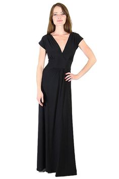 Black Cleopatra Dress Fitted V-neck Maxi Dress For Gala, Elegant Ruched Maxi V-neck Dress, Chic Fitted Maxi Length V-neck Dress, Fitted V-neck Midi Dress With Pleated Back, Elegant Ruched V-neck Dress For Date Night, Elegant Stretch V-neck Evening Dress, Elegant Ruched V-neck Cocktail Dress, Fitted Maxi Dress With Ruched Bodice For Cocktail, Fitted Sleek Maxi Dress