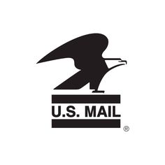 the u s mail logo with an eagle