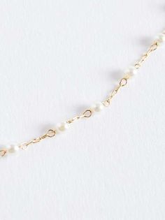 Pearly Girl Necklace | Altar'd State Chic Adjustable Pearl Necklace, Dainty Summer Party Jewelry, Chic Clavicle Chain Necklace For Weddings, Chic Wedding Clavicle Chain Necklace, Chic Pearl Chain Choker, White Pearl Charm Choker Jewelry, Chic Pearl Chain For Party, Chic Pearl Chain Jewelry For Party, Chic White Choker Jewelry