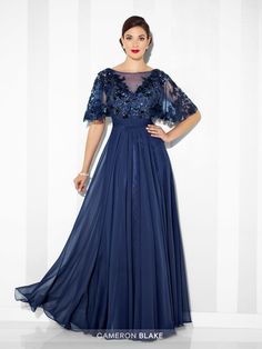 Cameron Blake - 117622 A-Line Gown | CoutureCandy Special Occasion Gowns, Mother Of Bride Outfits, Mother Of The Bride Dresses Long, Mother Of The Bride Gown, Plus Size Gowns, Mother Wedding Dress, Mother Of The Groom Dresses, Mother Of The Bride Outfit, Mother Of Groom Dresses