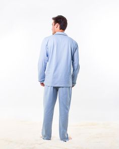 Get ready for ultimate comfort with our Men's Cotton Pajama Set! Perfect for relaxing at home, this set includes a long sleeve shirt and pants made from soft and breathable cotton. Whether it's for a wedding, bachelor party, birthday, or any special occasion, these pajamas offer a cozy fit that you'll love. Set Includes: Long Sleeve Shirt & Pants Make it extra special by personalizing the set with a name, title, or any word of your choice. Ideal for unwinding after the party or just enjoying som