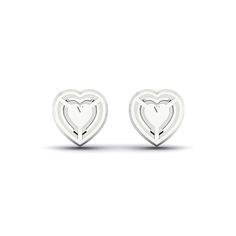 A captivating heart-cut diamond is delicately cradled in a secure prong setting in these Heart Halo Studs. Surrounding this charming centerpiece is a stunning halo of round diamonds, meticulously set in a micropavé configuration. Whether you're wearing them to a formal gala, a romantic dinner, or simply to elevate your everyday look, these diamond stud earrings are a symbol of grace and refinement. Classic Heart Earrings For Formal Occasions, Classic Formal Heart Earrings, Sterling Silver Heart Earrings With Diamond Cut, Classic Round-cut Heart Earrings For Valentine's Day, White Heart-shaped Brilliant Cut Earrings, White Gold Earrings For Wedding On Valentine's Day, White Gold Wedding Earrings For Valentine's Day, White Brilliant Cut Heart Earrings, Wedding White Gold Diamond Earrings With Polished Finish