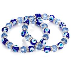 PRICES MAY VARY. *INCLUDING*:Two crystal Evil eye Bracelets. *SIZE*:Total length of the chain:adjustable. The length of a bead:0.31"-0.35“. *MATERIALS*:Alloy,Glass. ♦Perfect Gift♦:A perfect accessory to your outfit or as an appropriate gift for your Daughter,Lover,Girlfriend,Fiancee,Wife,Mother,Couple,Valentine or just a Friend etc;Suitable for Valentine'sDay,holiday,ball,party,anniversary,prom,graduation,birthday or any special occasions. ♦Unique Meaning♦:These Evil eye Bracelets can play a rol Time Apart, Distance Bracelets, Best Friend Bracelets, Bracelets With Meaning, Devil Eye, Friend Bracelets, Hand Bracelet, Dad Daughter, Couple Relationship