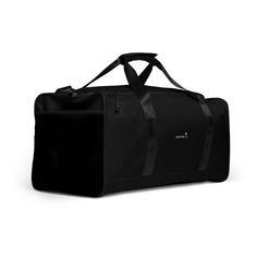 This duffle bag is the perfect companion for every occasion—take it with you when traveling, running daily errands, or going to the gym. The bag is spacious and will keep all your stuff neat and organized with its multiple pockets, including one with a zipper for your most valuable possessions. Adjust the padded shoulder strap when the bag’s helping you carry heavier things, and continue your daily run without a worry! • 100% polyester with black interlining • Fabric weight: 9.91 oz/yd² (336 g/m²) • One size: 22″ × 11.5″ × 11.5″ • T-piping for stability • Adjustable and removable padded shoulder strap • Dual padded handles with hoop&loop fasteners for easy carrying • Mesh side pocket • Multiple inside pockets • Blank product components sourced from China Interlining Fabric, Surfing Swimwear, Yoga Socks, Bottle Bag, Going To The Gym, Egift Card, Large Bags, Instagram Followers, Inside Pocket