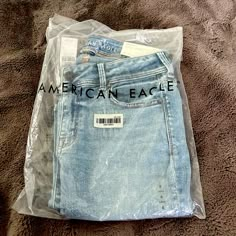 American Eagle Classic Blue Jeans Size 6 Long Super Stretch Brand New Still Packaged * Free Shipping * Kick Boot Getaway Light America Eagle, Boston Shearling, Birkenstock Boston Shearling, Good Clothes, Ae Jeans, Jeans Logo, Jeans American Eagle, Long Jeans, Birkenstock Boston