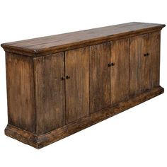 Rustic Elm Provincial Sideboard - Belle Escape Traditional Sideboard, Elegant Outdoor Furniture, Storage Sideboard, Blue Sideboards, Rustic Sideboard, Farmhouse Sideboard, Modern Rustic Farmhouse, Rustic French Country, Removable Shelves