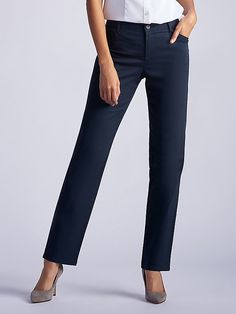 Women’s Relaxed Fit Straight Leg All Day Pant Comfortable Dress Pants, Womens Straight Leg Pants, Dress Boot, Relaxed Fit Pants, Sleek Dress, Tall Pants, Trousers Jeans, Vintage Vest, Fit Pants