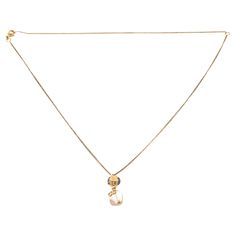 Chanel gold gem long necklace with gold-tone chain, lobster claw closure, and a clear pink gem pendant with a CC logo dangling. 770036MSC Gem Pendant, Pink Gem, Cc Logo, Lobster Claw, Long Necklace, Chains Necklace, Or Rose, Gold Tones, Jewelry Necklaces